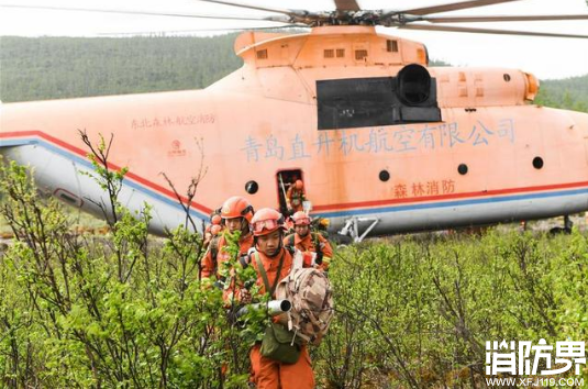 大兴安岭火灾：救火人员向汗马火场集结