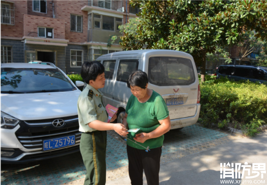 灵璧消防夏季高温防火宣传深入人心